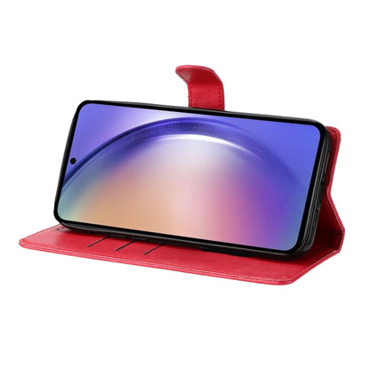 For Ulefone Note 14 Butterflies and Flowers Leather Phone Case(Red) by buy2fix