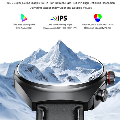 GT95 1.53 inch IPS Screen 2 in 1 Bluetooth Earphone Smart Watch(Black) by buy2fix