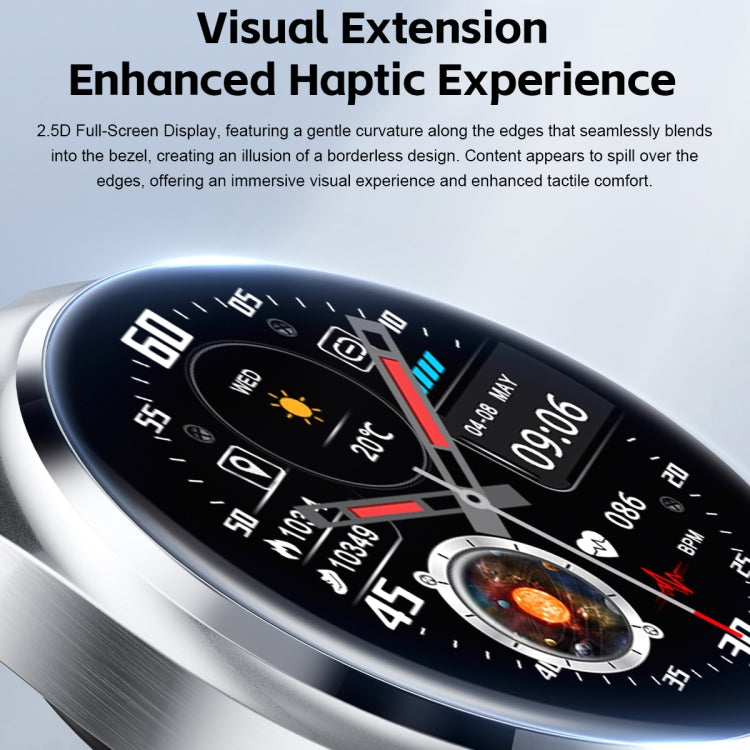 GT95 1.53 inch IPS Screen 2 in 1 Bluetooth Earphone Smart Watch(Silver) by buy2fix