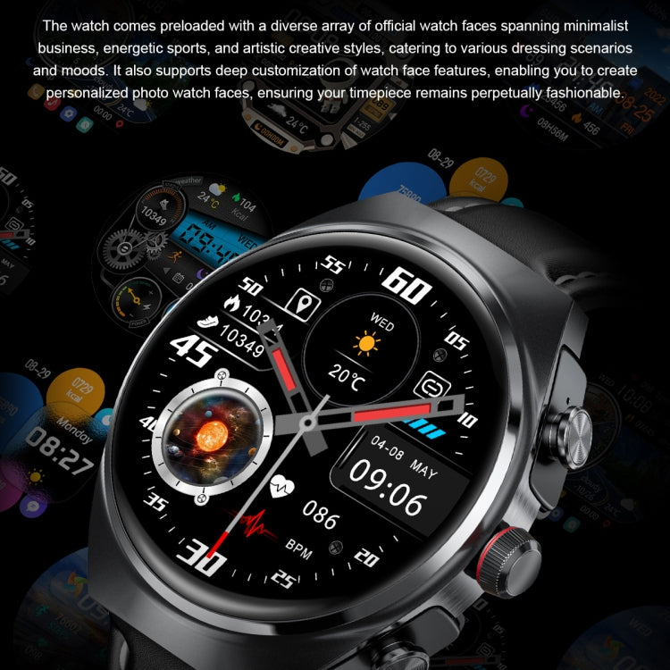 GT95 1.53 inch IPS Screen 2 in 1 Bluetooth Earphone Smart Watch(Black) by buy2fix