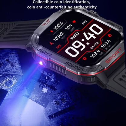 HT29 2.01 inch IPS Screen Triple Proof Smart Watch with Banknote Detector Light(Blue) by buy2fix