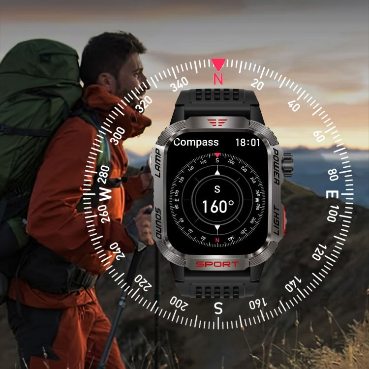 HT29 2.01 inch IPS Screen Triple Proof Smart Watch with Banknote Detector Light(Yellow) by buy2fix