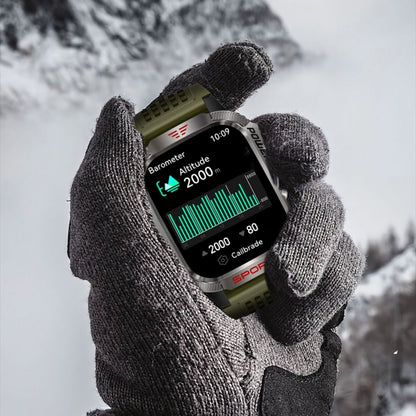 HT29 2.01 inch IPS Screen Triple Proof Smart Watch with Banknote Detector Light(Green) by buy2fix