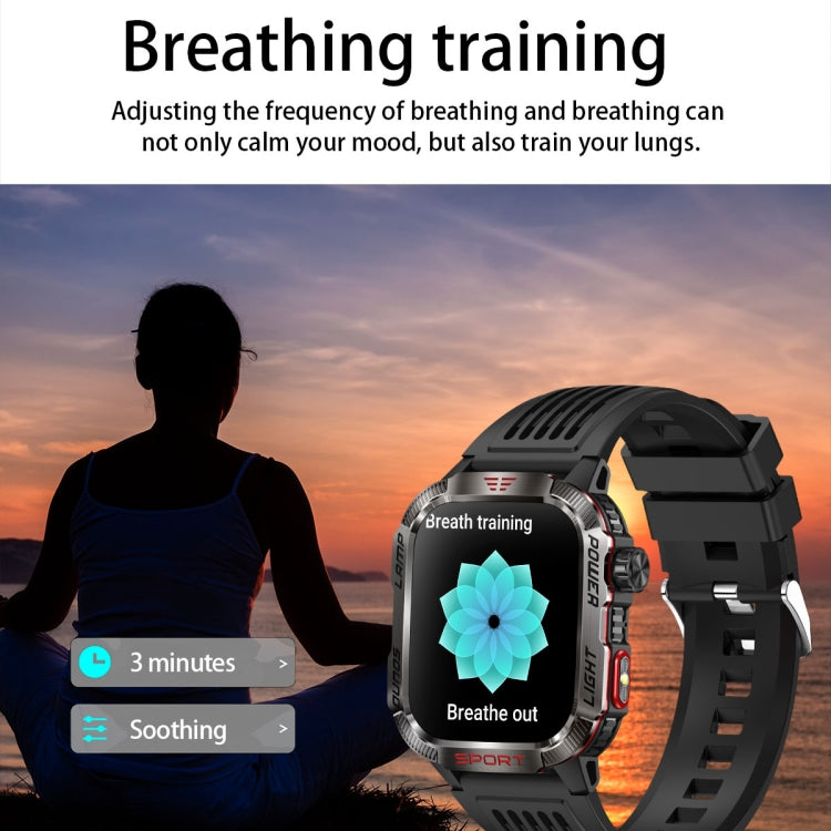 HT29 2.01 inch IPS Screen Triple Proof Smart Watch with Banknote Detector Light(Blue) by buy2fix