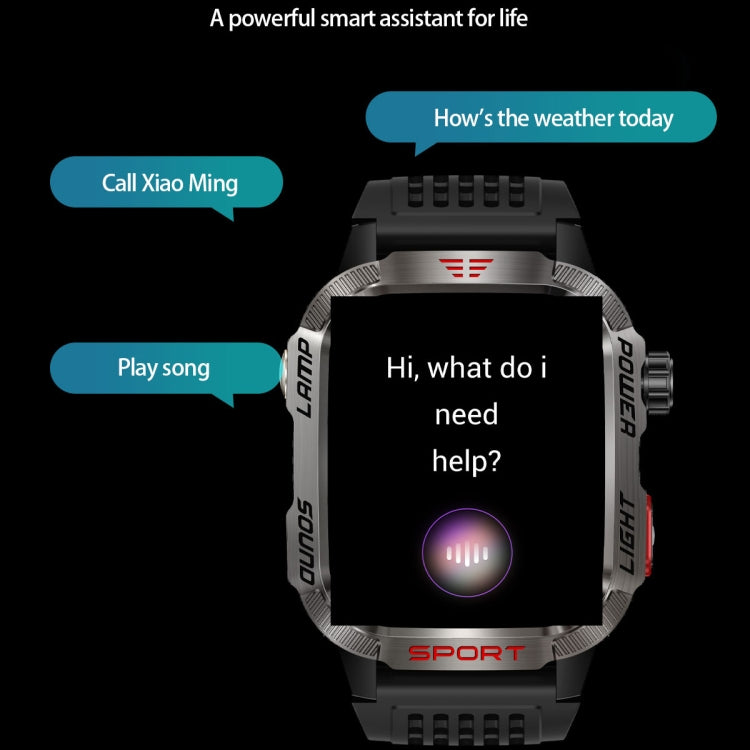 HT29 2.01 inch IPS Screen Triple Proof Smart Watch with Banknote Detector Light(Blue) by buy2fix