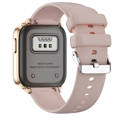 X9 1.85 inch Square Screen 2 in 1 Bluetooth Earphone Smart Watch(Gold Pink) by buy2fix