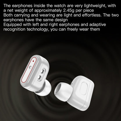 X9 1.85 inch Square Screen 2 in 1 Bluetooth Earphone Smart Watch(Gold Pink) by buy2fix