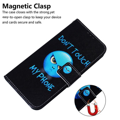 For Samsung Galaxy S25 5G Coloured Drawing Flip Leather Phone Case(Anger) by buy2fix