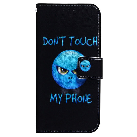 For Samsung Galaxy S25+ 5G Coloured Drawing Flip Leather Phone Case(Anger) by buy2fix