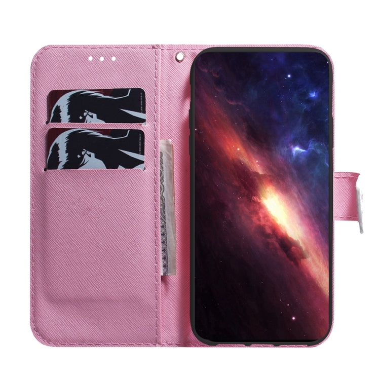 For Samsung Galaxy S25+ 5G Coloured Drawing Flip Leather Phone Case(Magnolia) by buy2fix