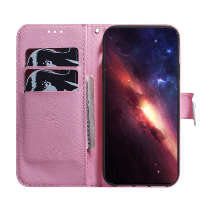 For Samsung Galaxy S25+ 5G Coloured Drawing Flip Leather Phone Case(Magnolia) by buy2fix