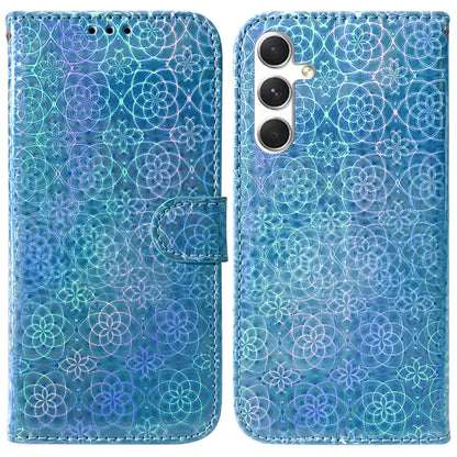 For Samsung Galaxy S25+ 5G Colorful Magnetic Buckle Leather Phone Case(Blue) by buy2fix