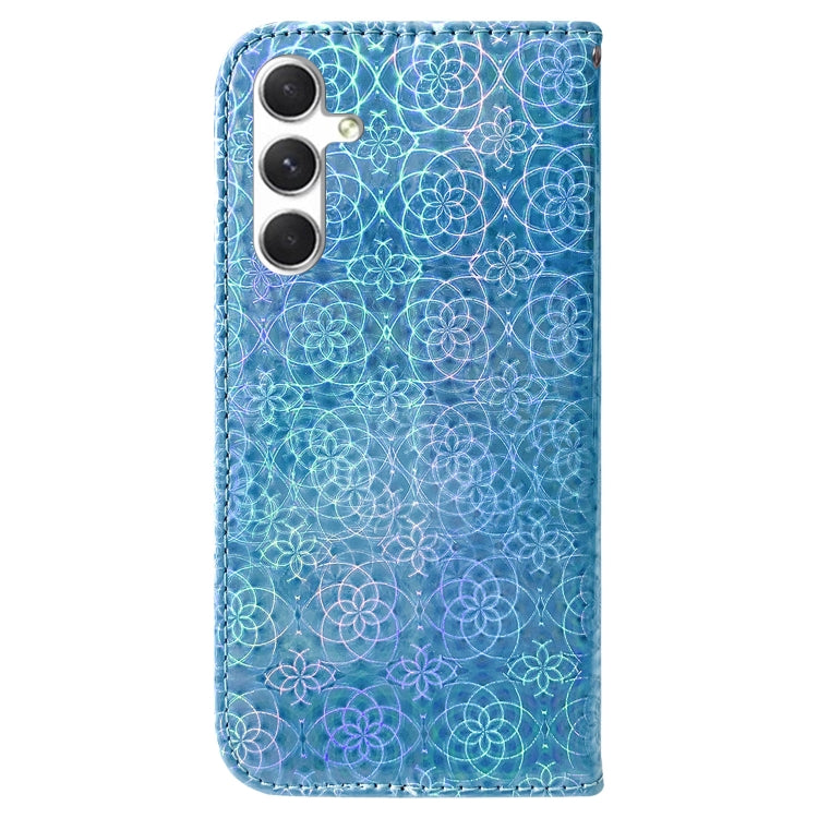 For Samsung Galaxy S25+ 5G Colorful Magnetic Buckle Leather Phone Case(Blue) by buy2fix