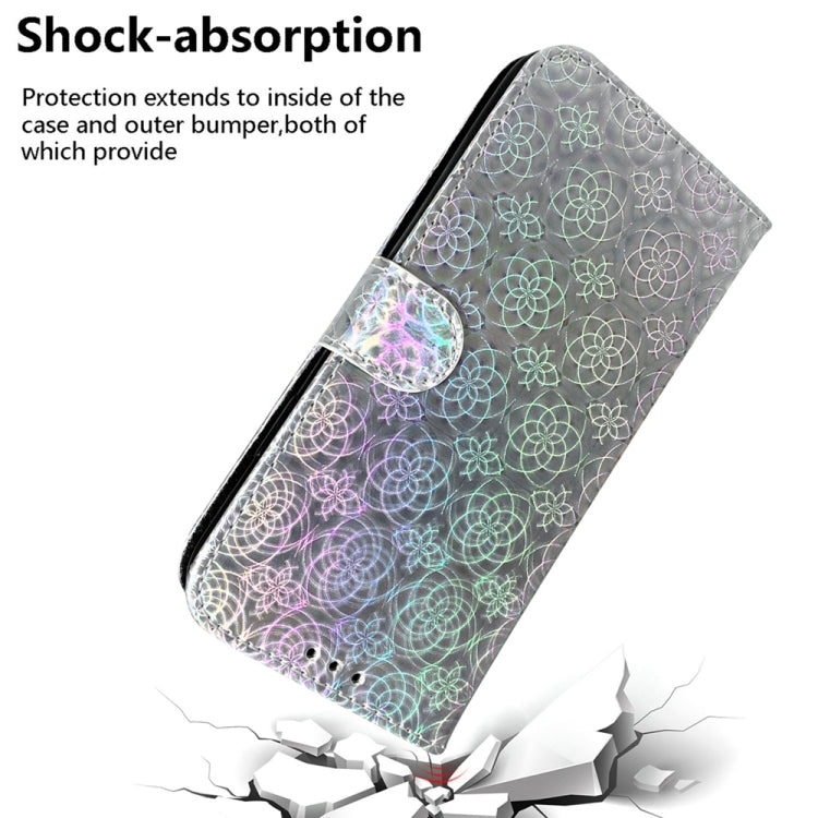 For Samsung Galaxy S25+ 5G Colorful Magnetic Buckle Leather Phone Case(Silver) by buy2fix