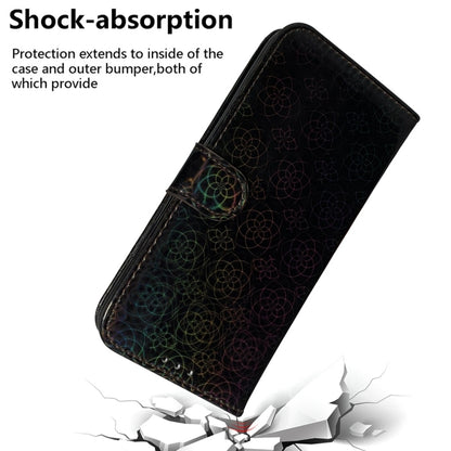 For Samsung Galaxy S25+ 5G Colorful Magnetic Buckle Leather Phone Case(Black) by buy2fix
