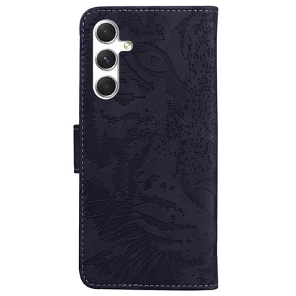 For Samsung Galaxy S25+ 5G Tiger Embossing Pattern Flip Leather Phone Case(Black) by buy2fix