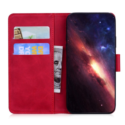 For Samsung Galaxy S25+ 5G Tiger Embossing Pattern Flip Leather Phone Case(Red) - Galaxy S25+ 5G Cases by buy2fix | Online Shopping UK | buy2fix