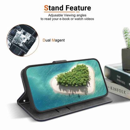 For Samsung Galaxy S25 5G Crystal Texture Colored Drawing Leather Phone Case(Cat Tiger Reflection) by buy2fix