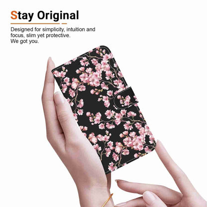 For Samsung Galaxy S25 5G Crystal Texture Colored Drawing Leather Phone Case(Plum Bossom) by buy2fix