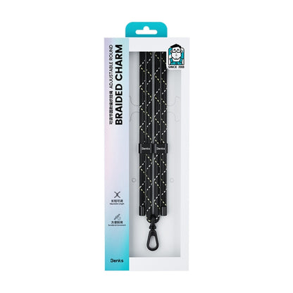 Benks GS01 Adjustable Braided Phone Lanyard(Pink) - Lanyards & Wrist Straps by Benks | Online Shopping UK | buy2fix