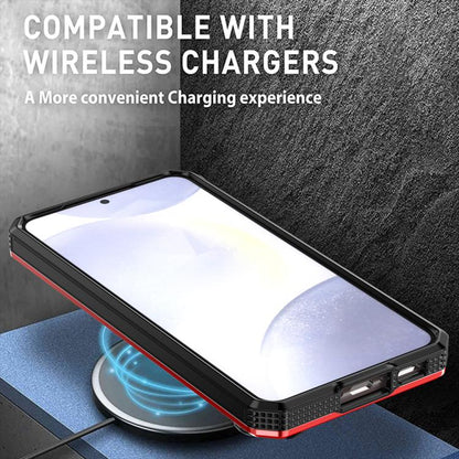 For Samsung Galaxy S23 5G Armor II Series MagSafe Magnetic Holder Phone Case(Black) - Galaxy S23 5G Cases by buy2fix | Online Shopping UK | buy2fix