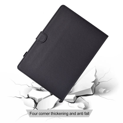 For iPad 2025 / 2022 Solid Color Fiber Texture Smart Tablet Leather Case(Black) - iPad 2025 / 2022 Cases by buy2fix | Online Shopping UK | buy2fix