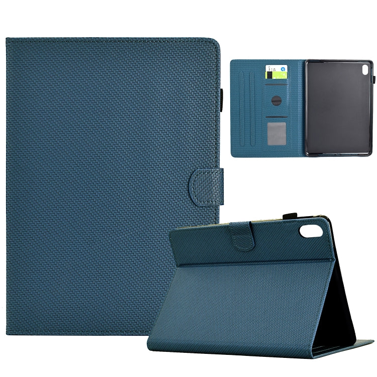 For iPad 2025 / 2022 Solid Color Fiber Texture Smart Tablet Leather Case(Royal Blue) - iPad 2025 / 2022 Cases by buy2fix | Online Shopping UK | buy2fix