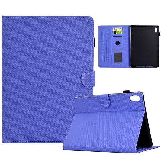 For iPad 2025 / 2022 Solid Color Fiber Texture Smart Tablet Leather Case(Purple) - iPad 2025 / 2022 Cases by buy2fix | Online Shopping UK | buy2fix
