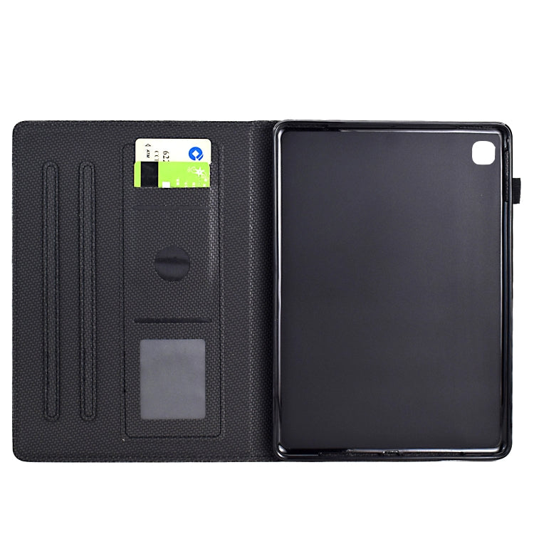 For iPad 10.2 2020 / 2019 Solid Color Fiber Texture Smart Tablet Leather Case(Black) - iPad 10.2 Cases by buy2fix | Online Shopping UK | buy2fix