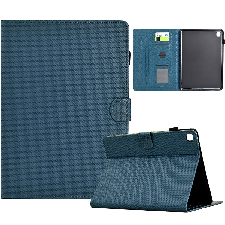 For iPad 10.2 2020 / 2019 Solid Color Fiber Texture Smart Tablet Leather Case(Royal Blue) - iPad 10.2 Cases by buy2fix | Online Shopping UK | buy2fix