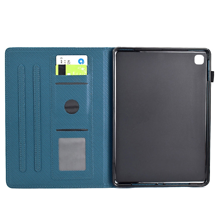 For iPad 10.2 2020 / 2019 Solid Color Fiber Texture Smart Tablet Leather Case(Royal Blue) - iPad 10.2 Cases by buy2fix | Online Shopping UK | buy2fix