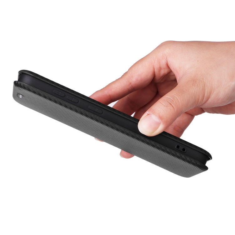 For Samsung Galaxy S25 5G Carbon Fiber Texture Flip Leather Phone Case(Black) by buy2fix