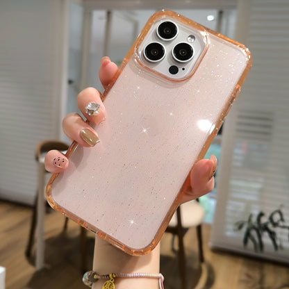 For iPhone 16 Pro Max Glitter Powder TPU Hybrid PC Phone Case(Transparent) - iPhone 16 Pro Max Cases by buy2fix | Online Shopping UK | buy2fix