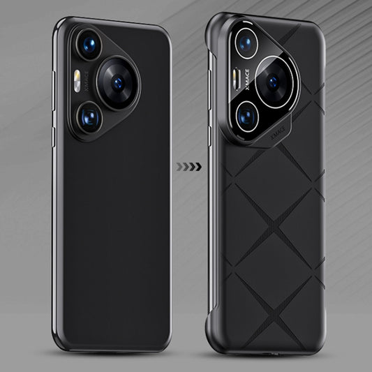 For Huawei Pura 70 Ultra Borderless Upshrink Camera Protection Phone Case(Black) - Huawei Cases by buy2fix | Online Shopping UK | buy2fix