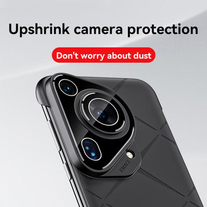 For Huawei Pura 70 Ultra Borderless Upshrink Camera Protection Phone Case(Black) - Huawei Cases by buy2fix | Online Shopping UK | buy2fix