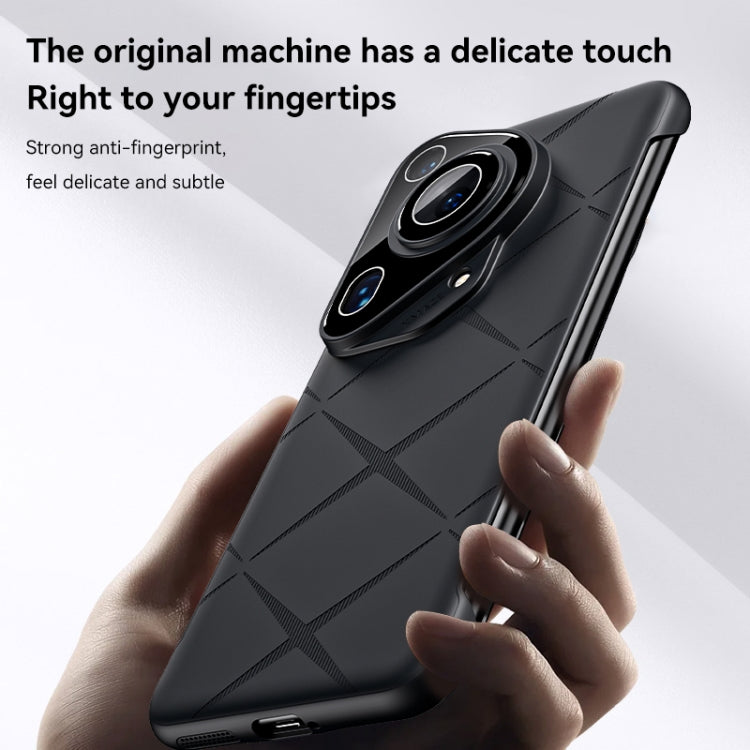 For Huawei Pura 70 Ultra Borderless Upshrink Camera Protection Phone Case(Black) - Huawei Cases by buy2fix | Online Shopping UK | buy2fix
