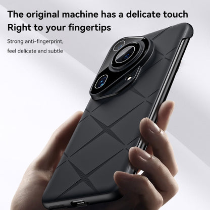 For Huawei Pura 70 Ultra Borderless Upshrink Camera Protection Phone Case(Black) - Huawei Cases by buy2fix | Online Shopping UK | buy2fix