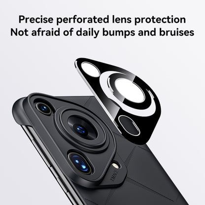 For Huawei Pura 70 Ultra Borderless Upshrink Camera Protection Phone Case(Black) - Huawei Cases by buy2fix | Online Shopping UK | buy2fix