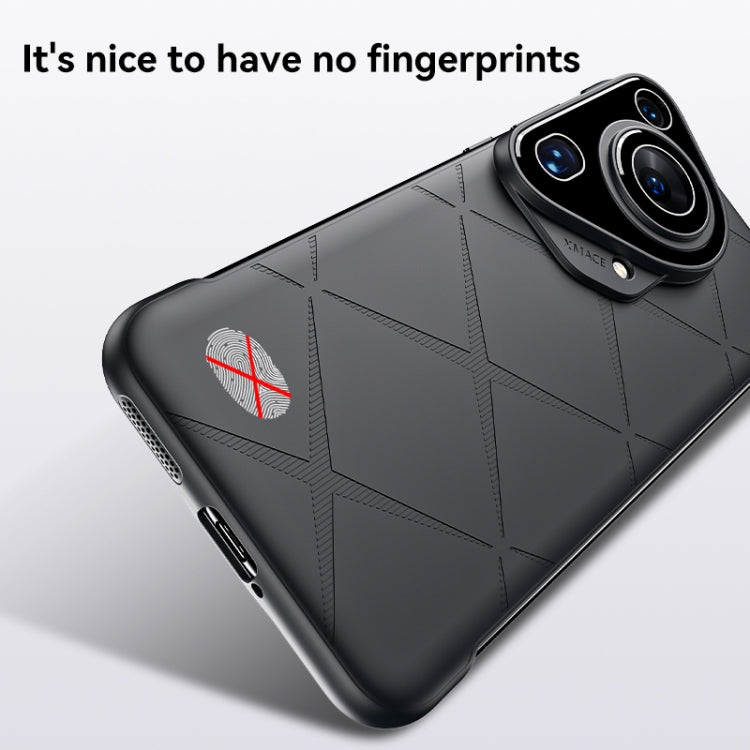 For Huawei Pura 70 Ultra Borderless Upshrink Camera Protection Phone Case(Black) - Huawei Cases by buy2fix | Online Shopping UK | buy2fix