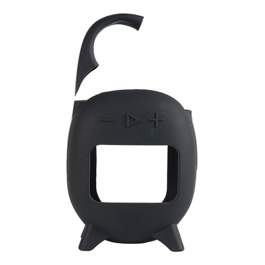 For JBL Clip 5 Portable Speaker Soft Silicone Protective Case(Black) - Protective Case by buy2fix | Online Shopping UK | buy2fix