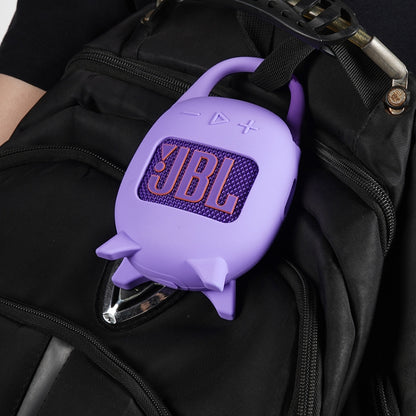 For JBL Clip 5 Portable Speaker Soft Silicone Protective Case(Grey) - Protective Case by buy2fix | Online Shopping UK | buy2fix