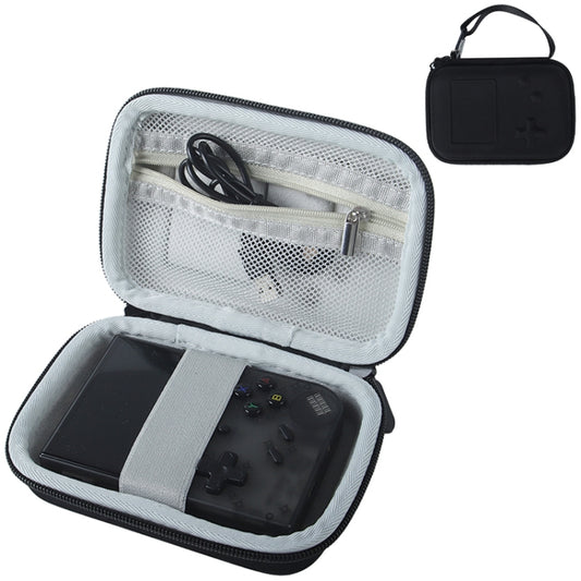 For ANBERNIC RG35XX Plus Game Console Storage Bag Handheld Console Protective Case(Black) - Cases by buy2fix | Online Shopping UK | buy2fix