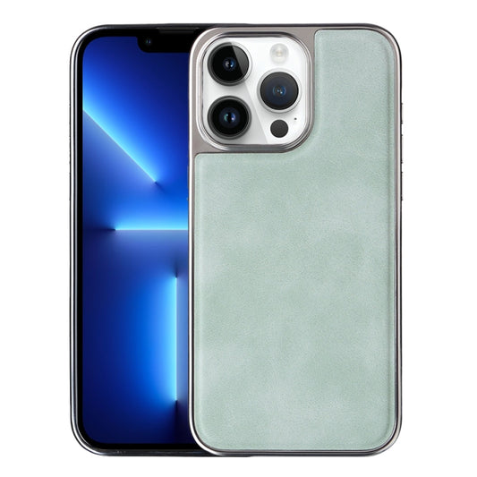 For iPhone 13 Pro Electroplated Side PU Hybrid TPU MagSafe Phone Case(Green) by buy2fix