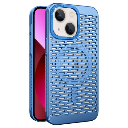 For iPhone 13 Hollow Cooling MagSafe Phone Case(Sky Blue) by buy2fix
