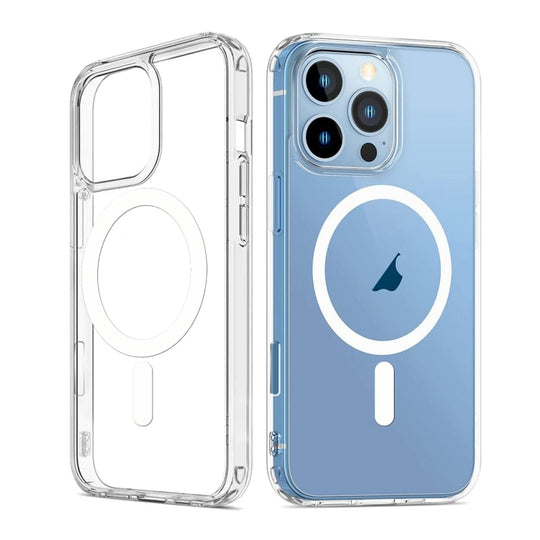 For iPhone 13 Pro Max ViLi MAG-C Series MagSafe Magnetic PC + TPU Phone Case(Transparent)