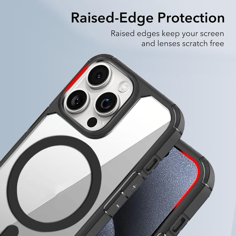 For iPhone 13 Pro MagSafe Acrylic Hybrid TPU Phone Case(Royal Blue) by buy2fix