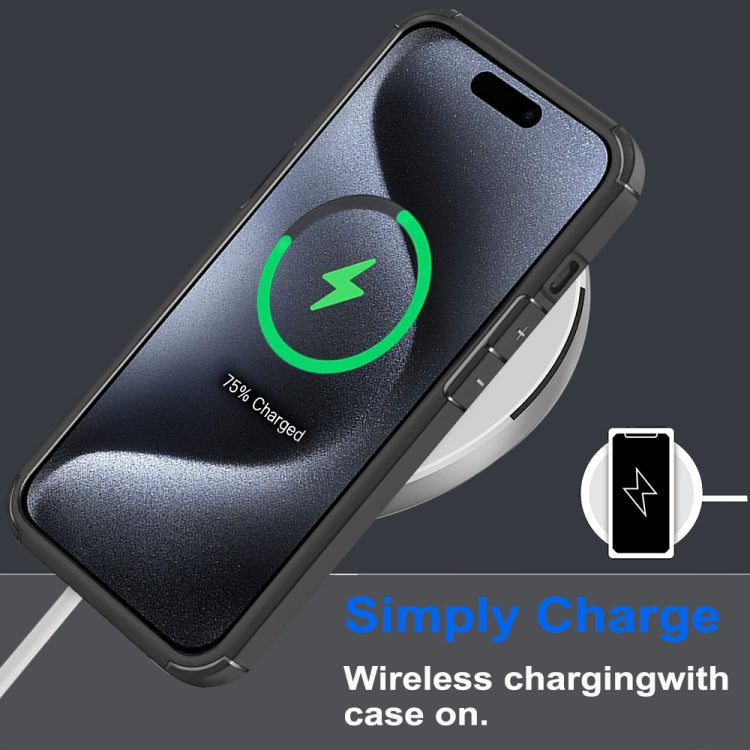 For iPhone 13 Pro Max MagSafe Acrylic Hybrid TPU Phone Case(Wine Red) by buy2fix