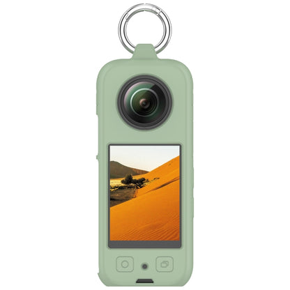 For Insta 360 X4 Portable Silicone Protective Case(Ice Green) by buy2fix