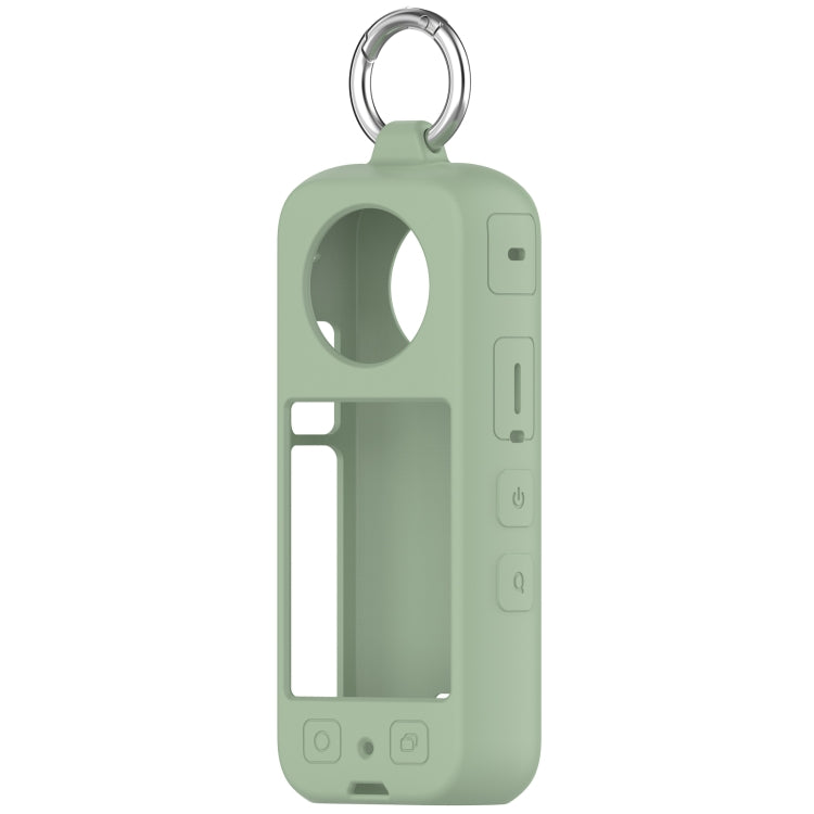 For Insta 360 X4 Portable Silicone Protective Case(Ice Green) by buy2fix