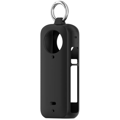 For Insta 360 X4 Portable Silicone Protective Case(Black) by buy2fix